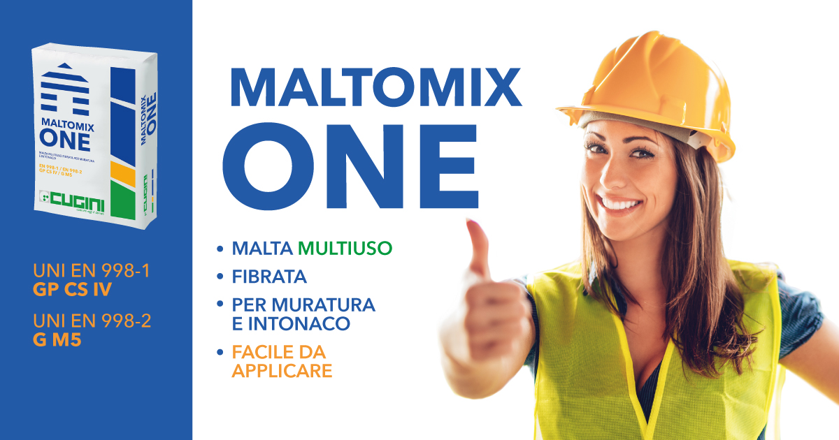Maltomix One, malta multiuso facile da applicare