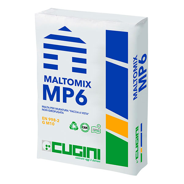 Malta per muratura “faccia a vista”, colore grigio<br>Classe M10