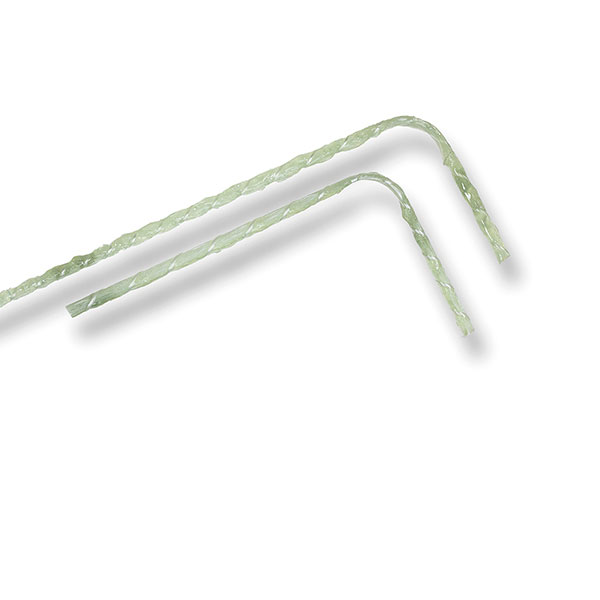 Connettore a L in fibra di vetro, impregnato con resina termoindurente, per il consolidamento strutturale anche in aree sismiche