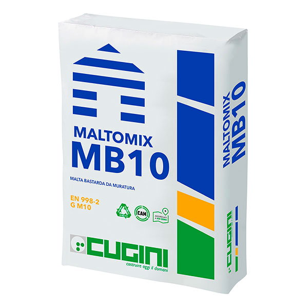 Malta bastarda da muratura, grigia<br>Classe M10