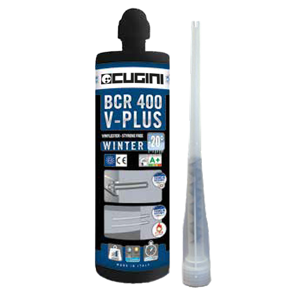 Ancorante chimico bi-componente vinilestere senza stirene per carichi pesanti/strutturali, marcato CE e qualificato ETA